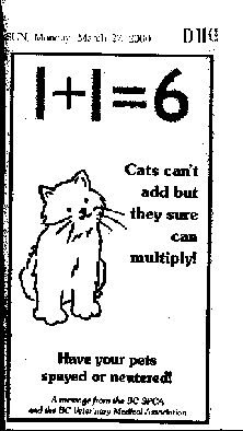ad for SPCA, 2,2,4.TIF (15572 bytes)